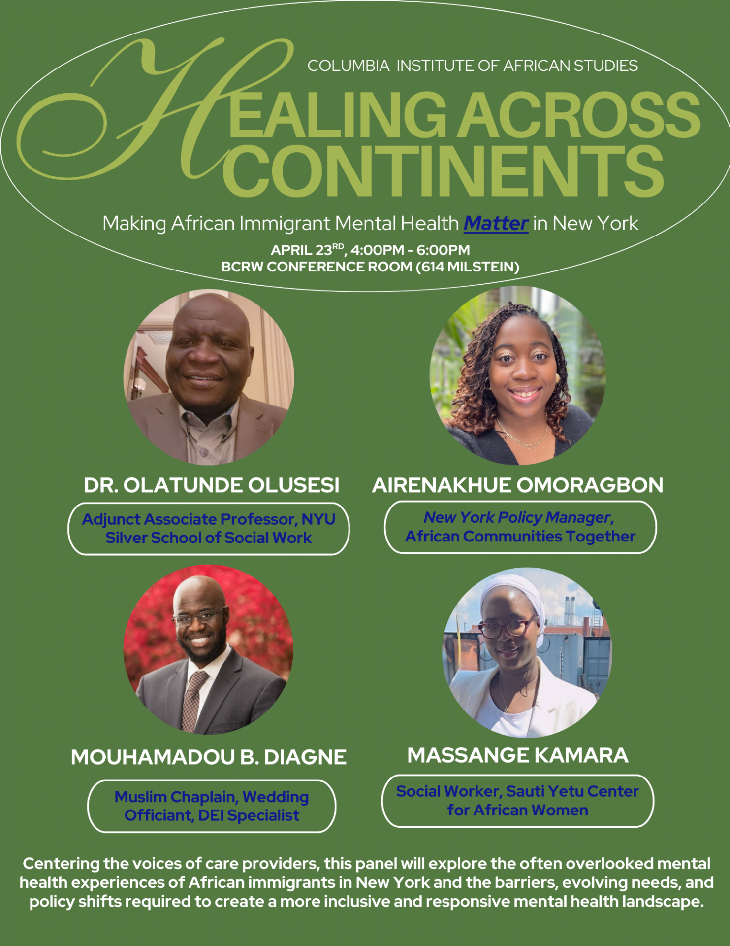 Healing Across Continents