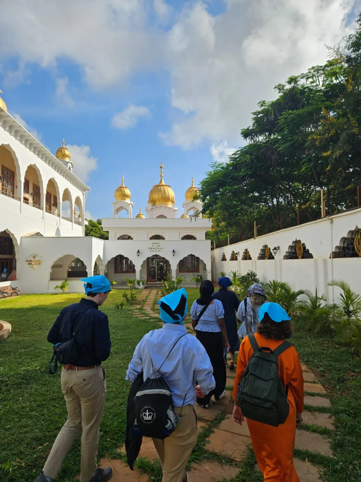 Fellows visit a Sikh Temple.