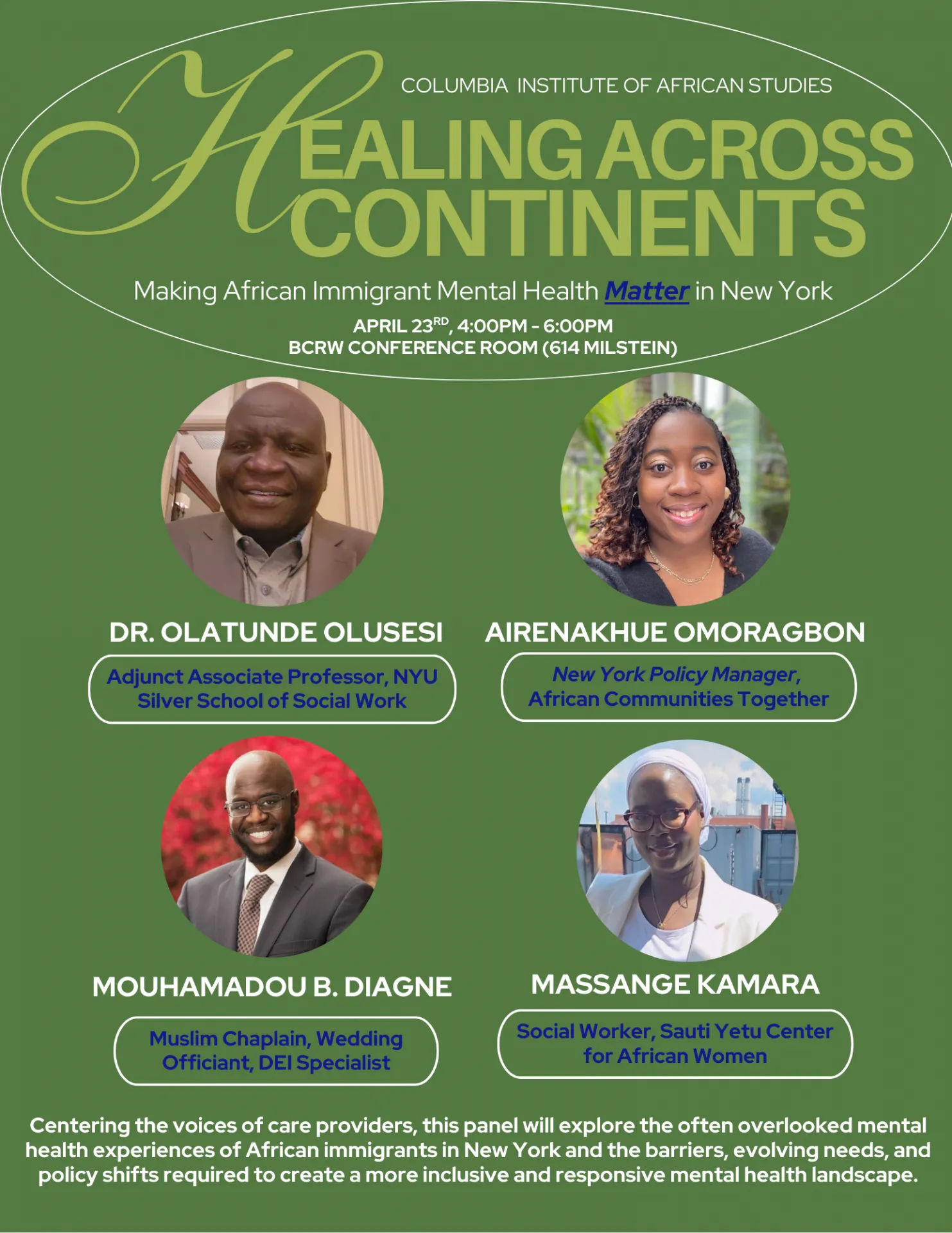 Healing Across Continents